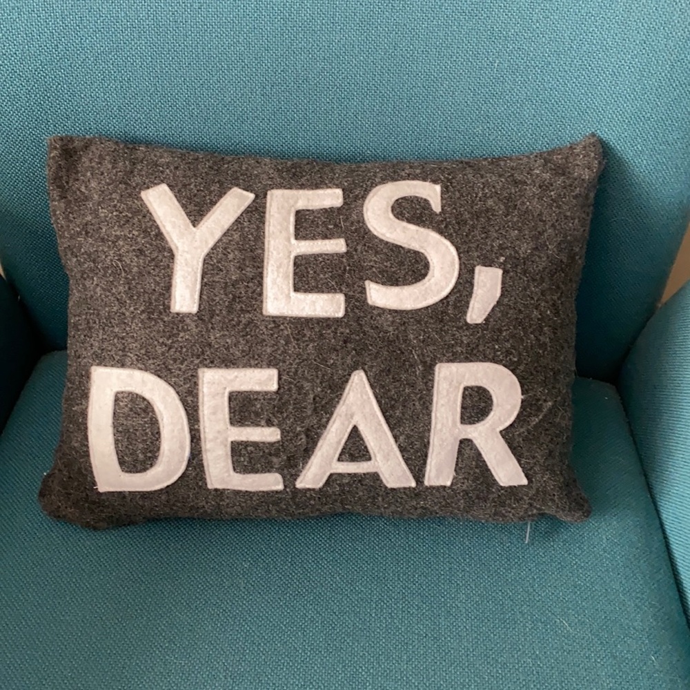 Alexandra Ferguson felt pillow